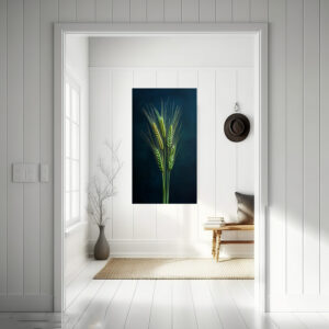 Wanddecoratie Gerst op Plexiglas.