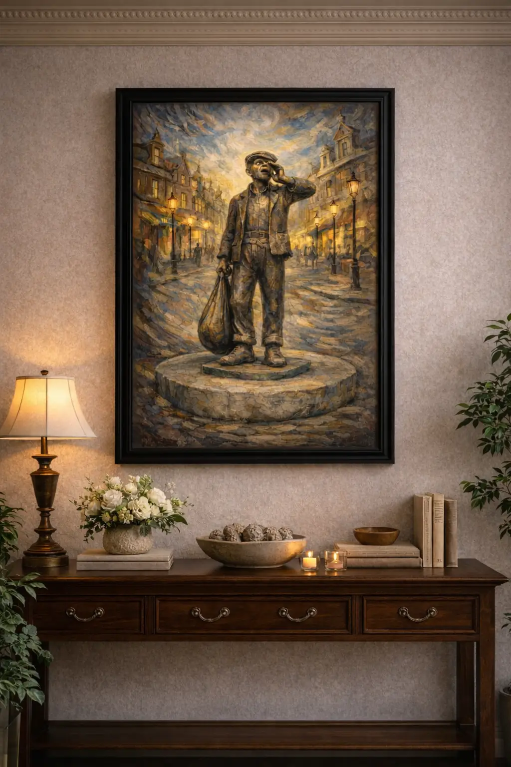 wanddecoratie maastricht lommelekriemer Schilderachtig Kunstwerk 60×90 cm 4 wanddecoratie maastricht lommelekriemer Schilderachtig Kunstwerk 60×90 cm - Afbeelding 4