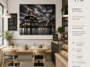 XXL dibond schilderij Stadhuis Maastricht woonkamer en horeca