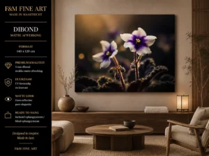 Japandi wanddecoratie bloemen