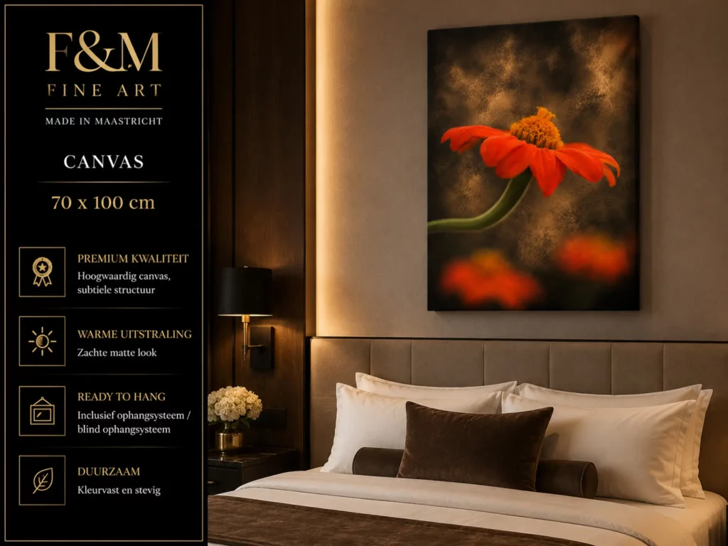 macro-wanddecoratie-verborgen-parels 3 Botanische macro wanddecoratie met bloemendetail van F&M Fine Art