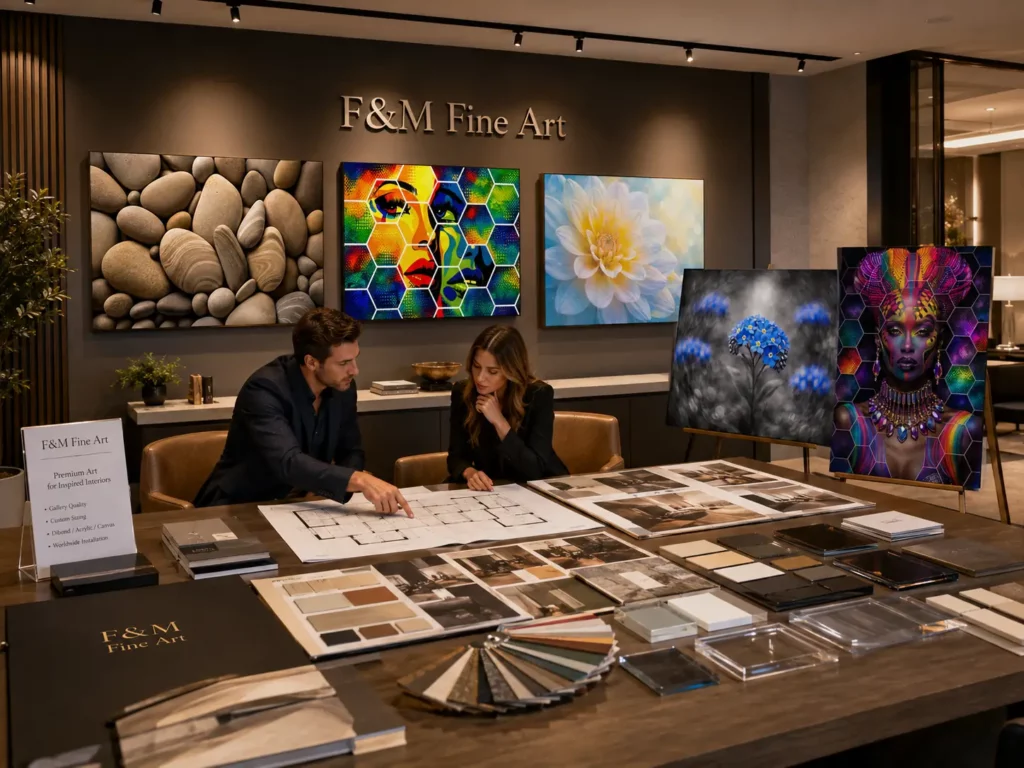 Wanddecoratie voor architecten en interieurontwerpers