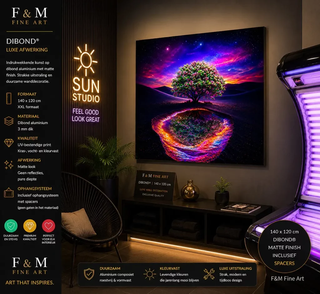 Rustgevende wanddecoratie voor wellness en spa