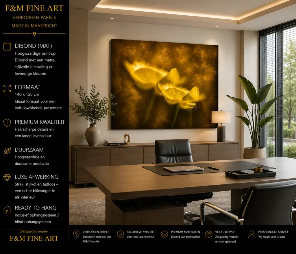 Verborgen Parels 5 Verborgen Parels zakelijke Fine Art wanddecoratie van F&M Fine Art